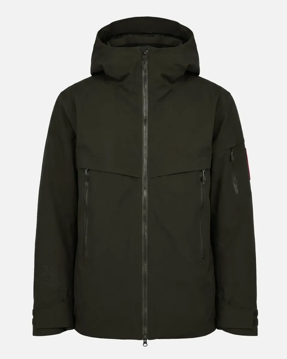 The Mountain Studio S-8 skijakke Peat isolert