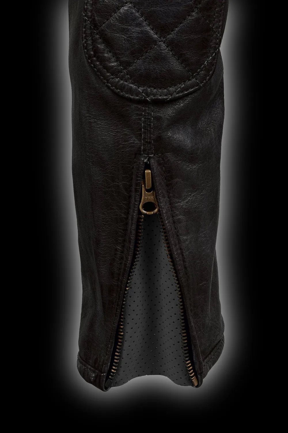 Matchless Osborne Quilted Blouson motorsykkeljakke antique black