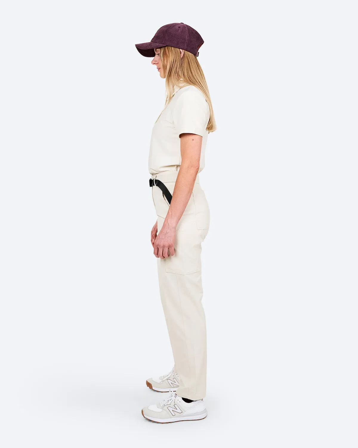 The Mountain Studio J-9 W Cargo turbukse Almond Milk stretch