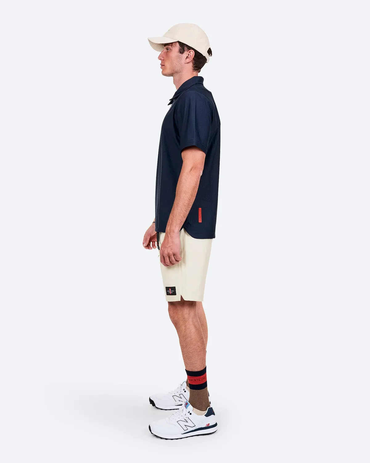 The Mountain Studio Q-11 poloskjorte Sky Captain golf stretch