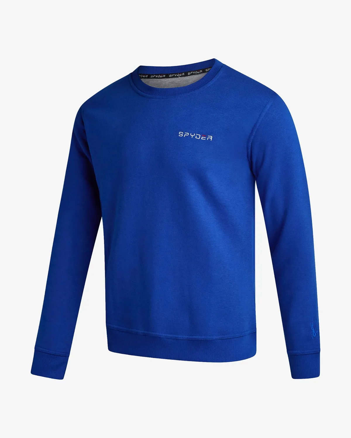 Spyder Fleece Crew genser electric blue børstet bomull