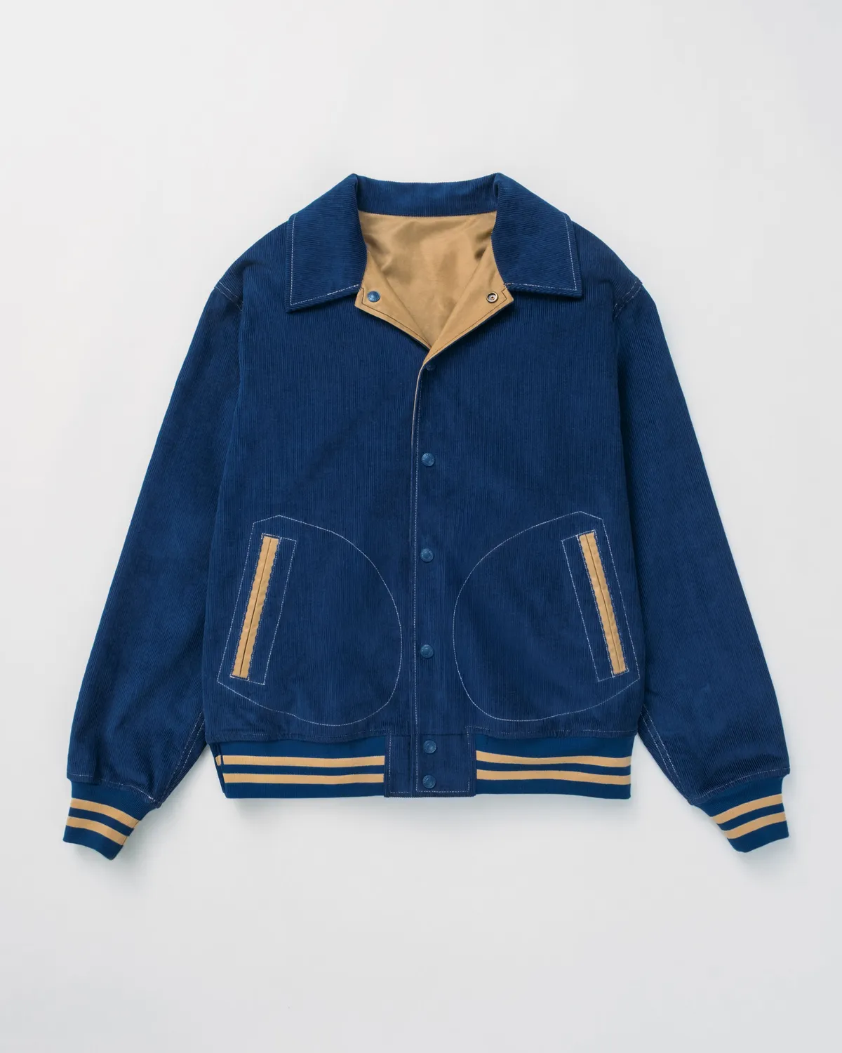 Schott NYC 9504 bomberjakke khaki vendbar
