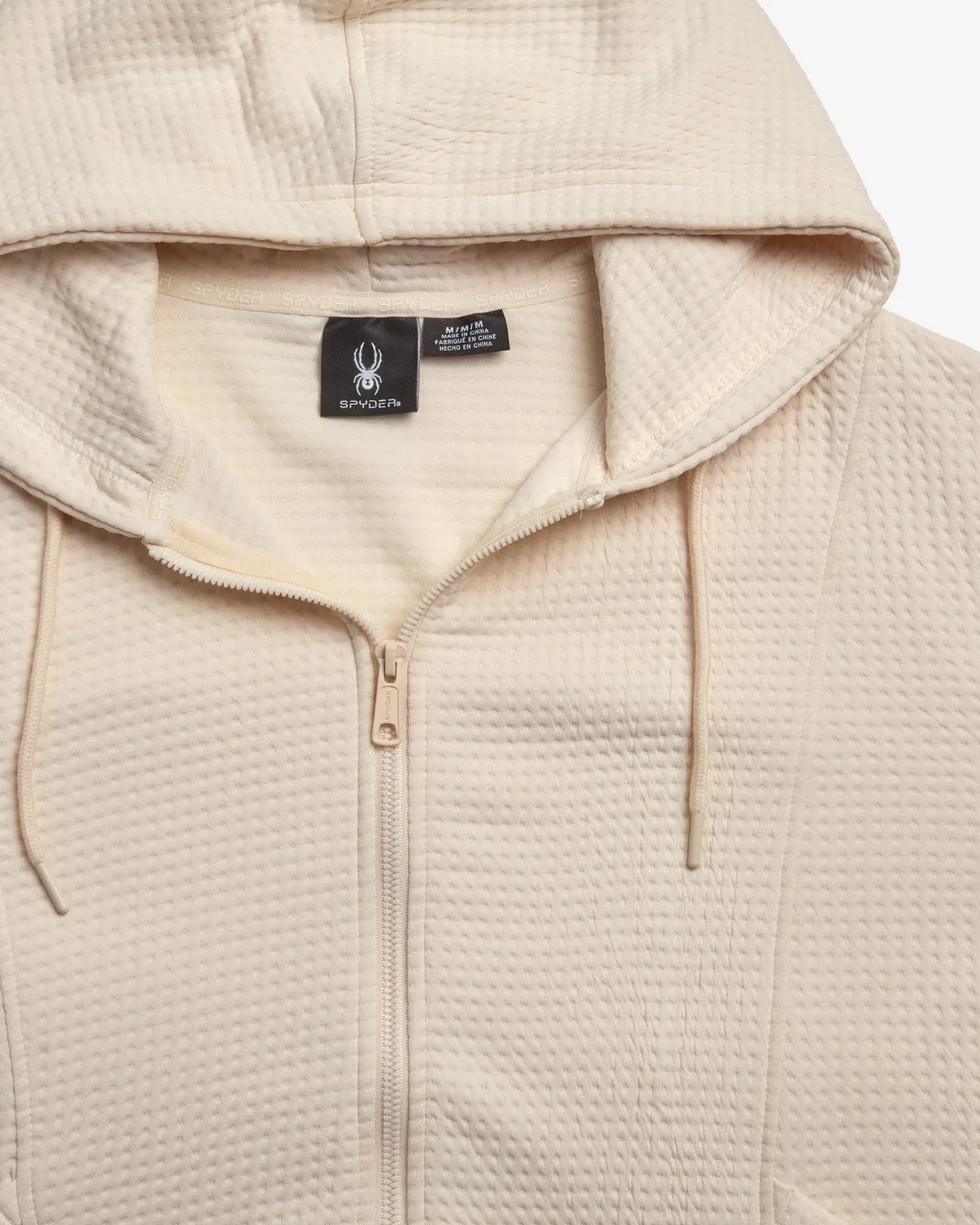 Spyder Techknit Zip hettejakke dame glidelås myk
