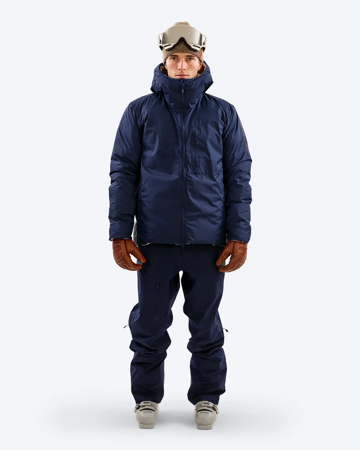 The Mountain Studio D-1 R dunjakke Sky Captain-Castle Wall vendbar