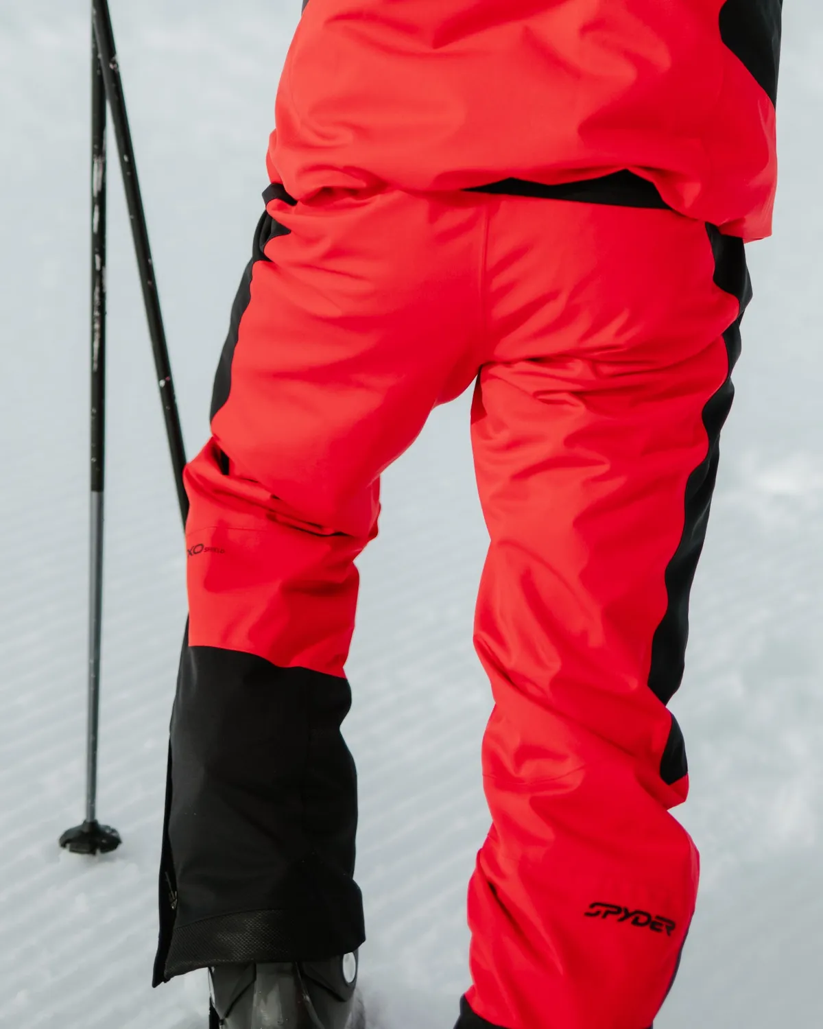 Spyder Propulsion skibukse herre spyder red stretch