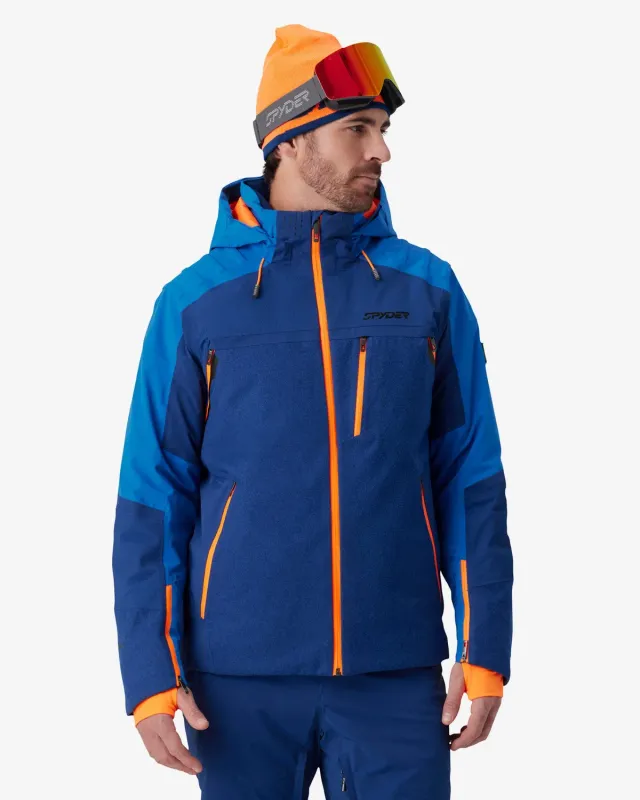 Spyder Vanqysh skijakke herre indigo melange 30K