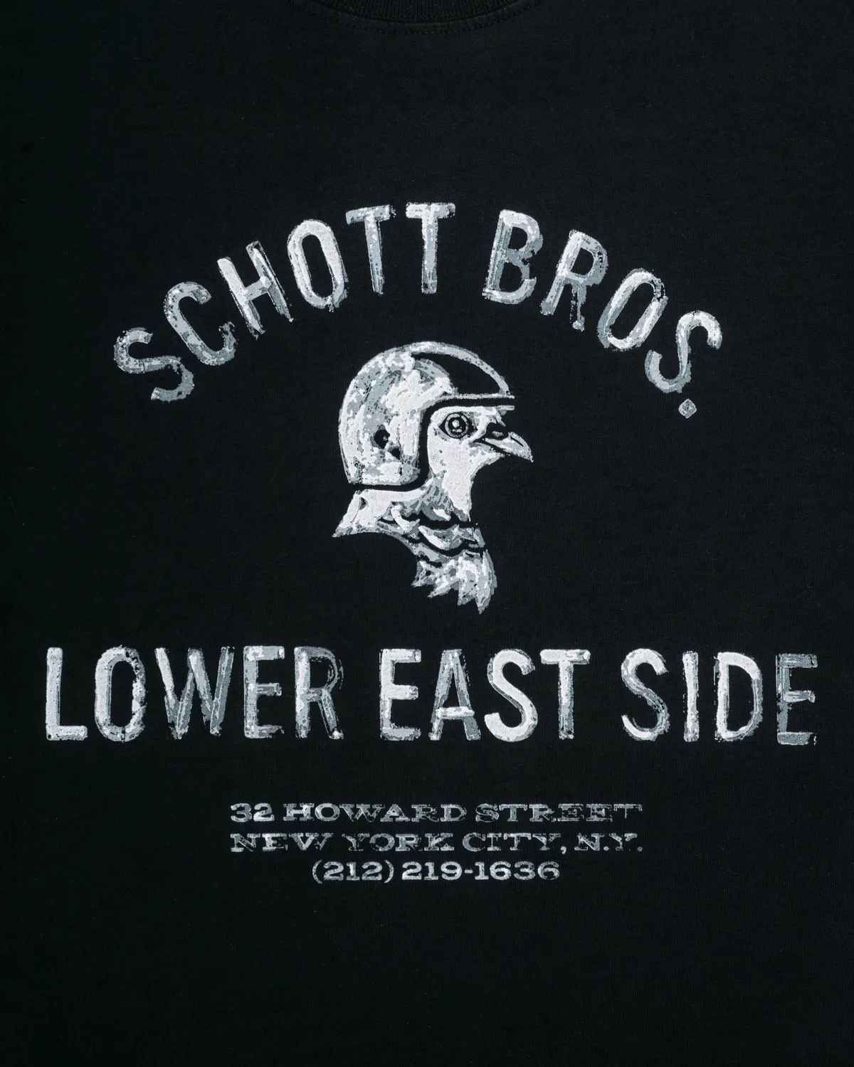 Schott NYC TNY57 t-skjorte Black