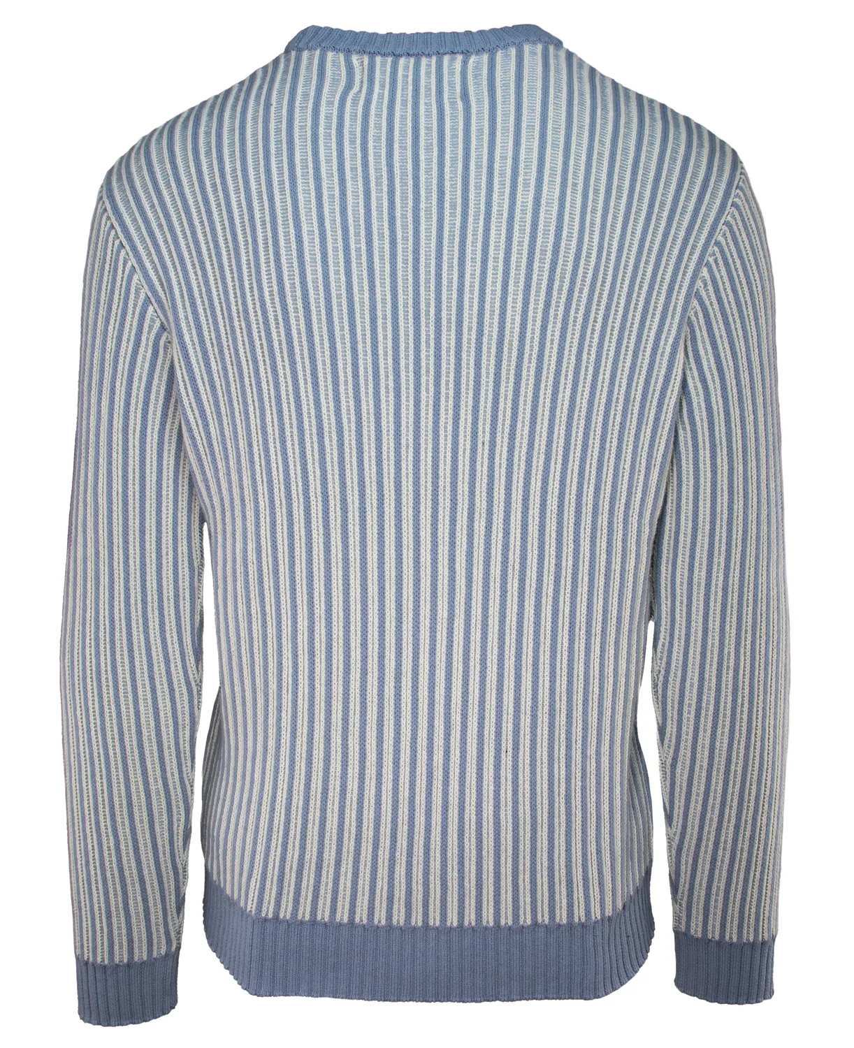 Schott NYC SW2410 genser Sky Blue – stripet bomull