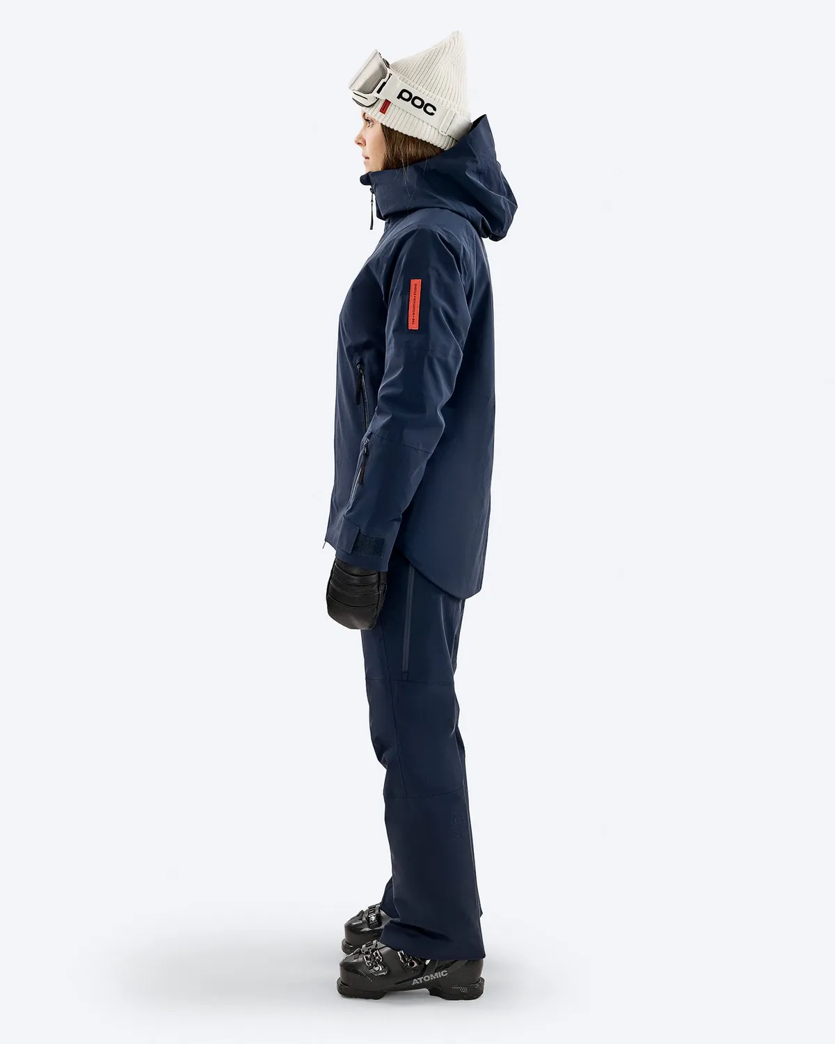 The Mountain Studio Z-8 W skalljakke dame Sky Captain vanntett