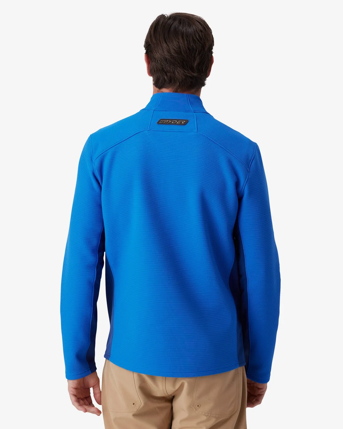 Spyder Bandit fleecegenser herre Bold Blue stretch