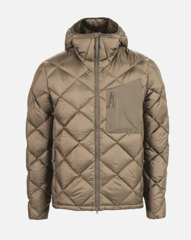 The Mountain Studio D-7 UL dunjakke Brindle med hette