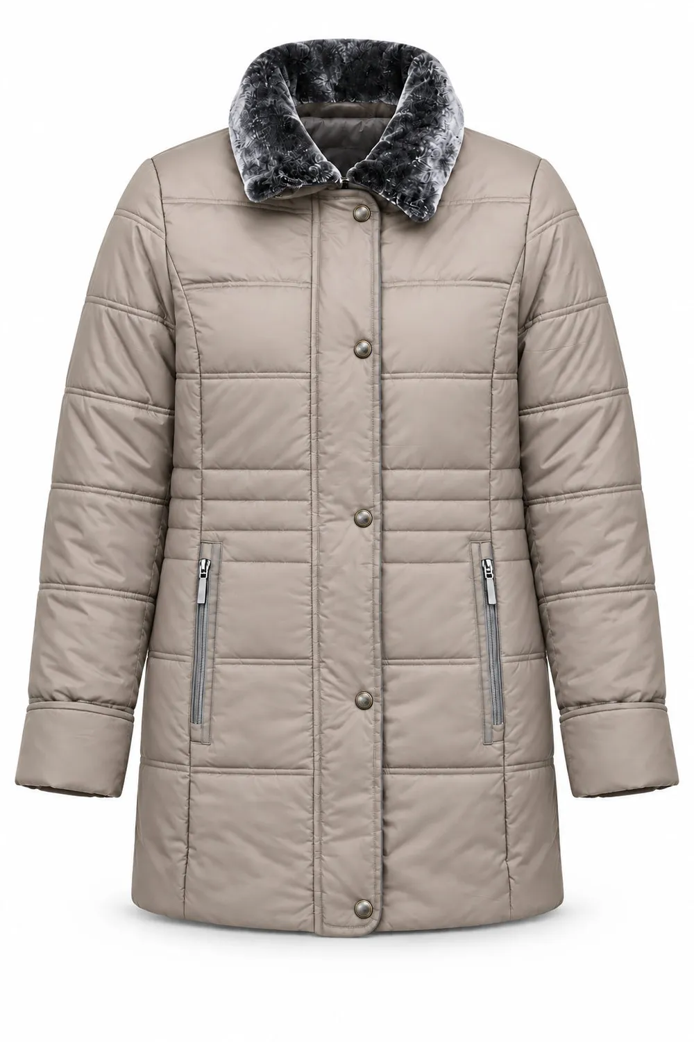 Danwear Mille vinterjakke dame taube quiltet
