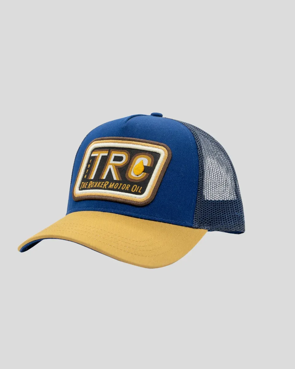 Rokker TRC Motor Oil Trukker caps blå sand