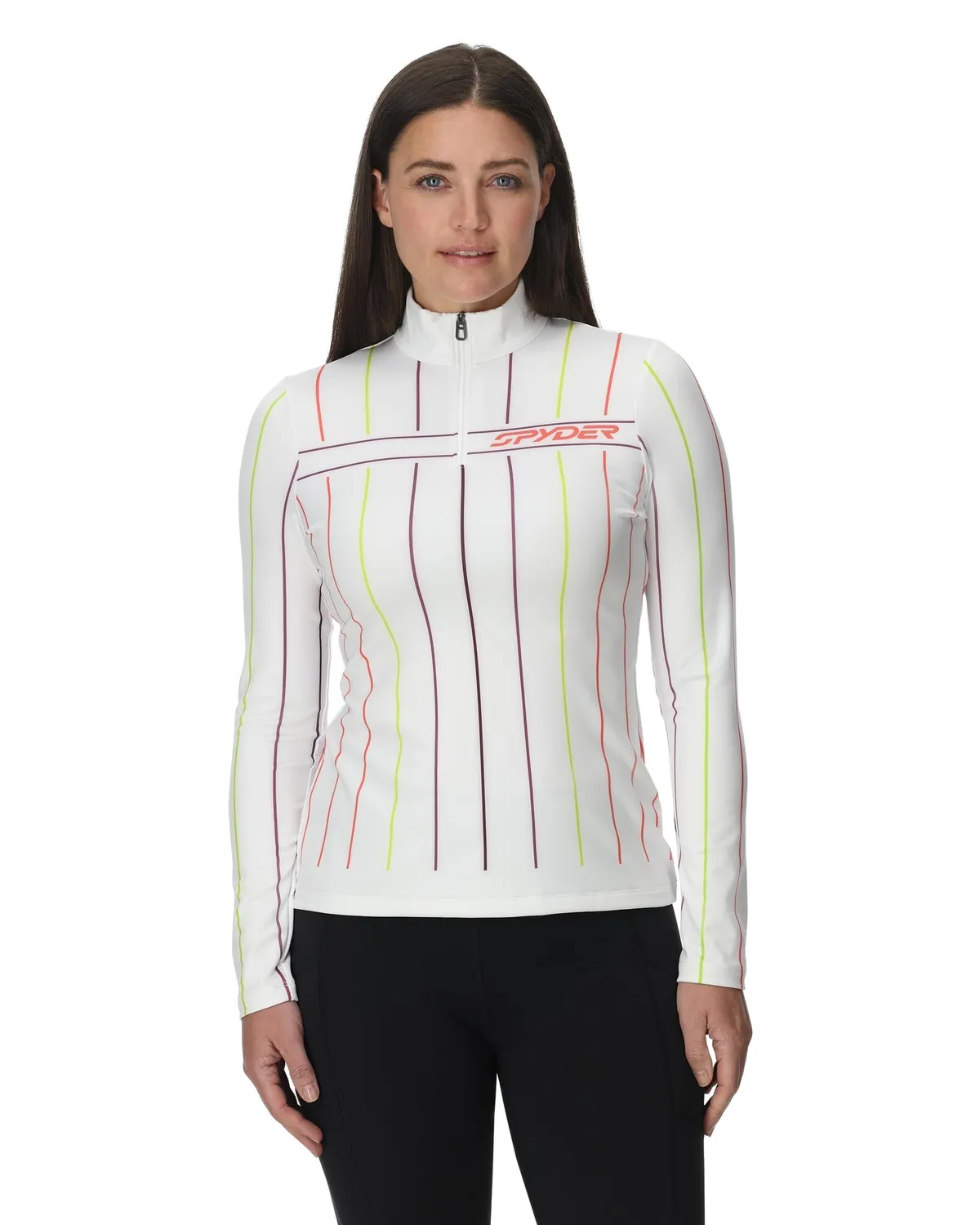 Spyder Vivid Half Zip T-Neck genser Multi stretch