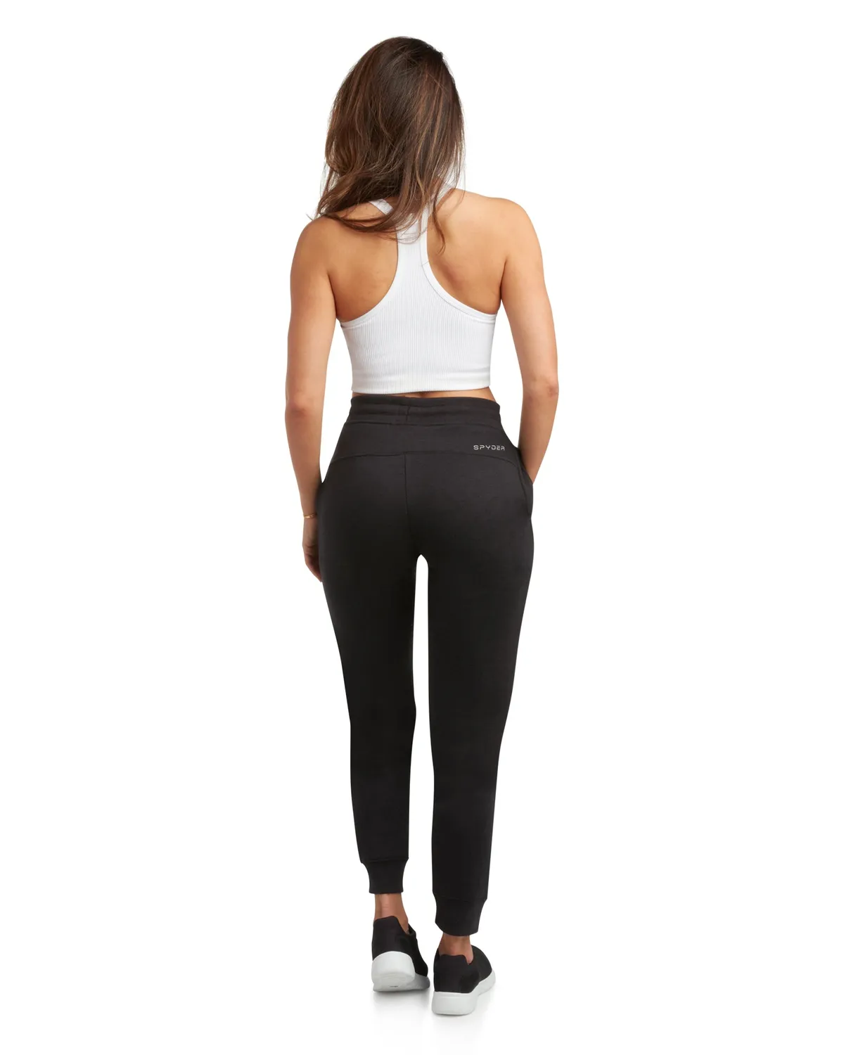 Spyder Cozy Fleece joggebukse svart – børstet