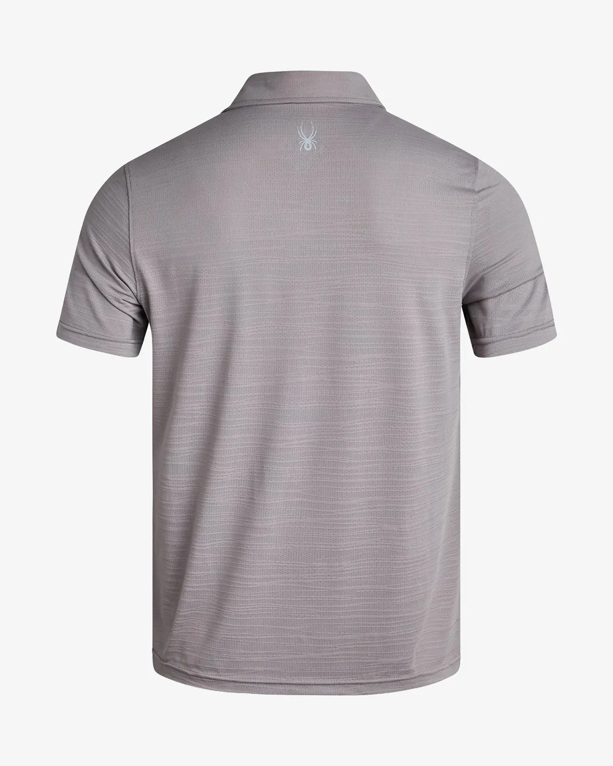 Spyder Short Sleeve Jacquard Polo poloskjorte grå
