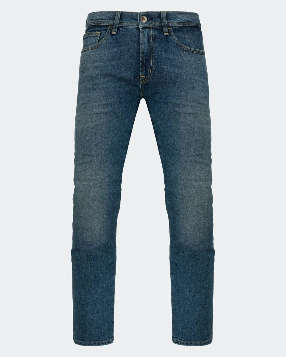 Rokker Hunter motorsykkeljeans blå straight AA