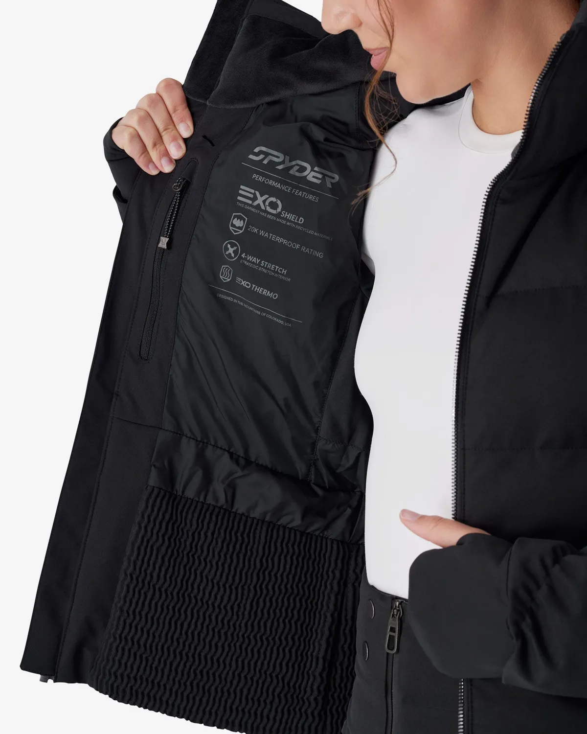 Spyder Haven jakke Black syntetdun