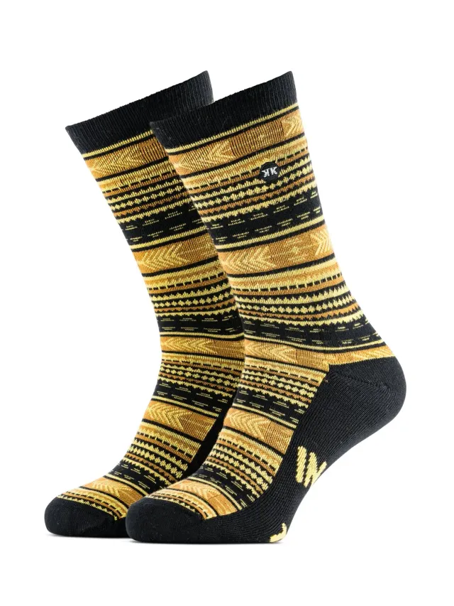 Rokker Boho Trust sokker brun/svart 40-43