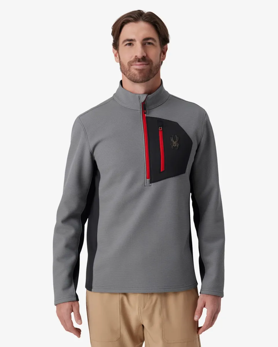 Spyder Bandit Sweater Fleece Quarter Zip genser storm