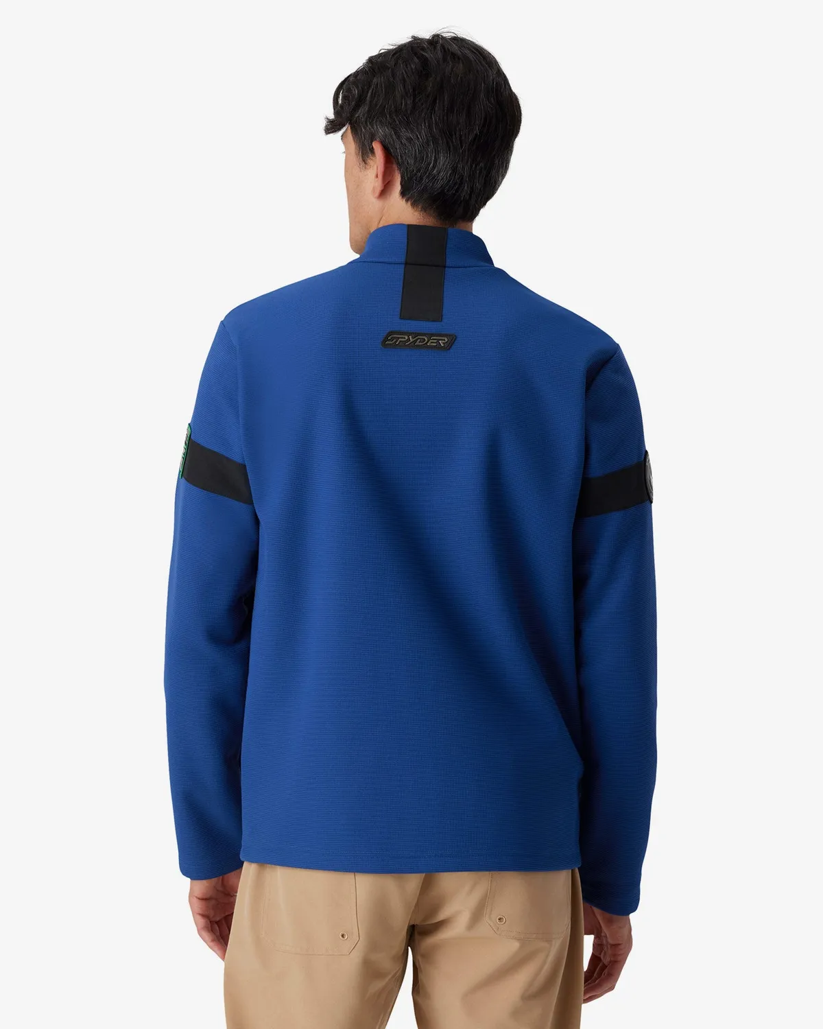 Spyder Wengen Sweater Fleece jakke Indigo vindtett