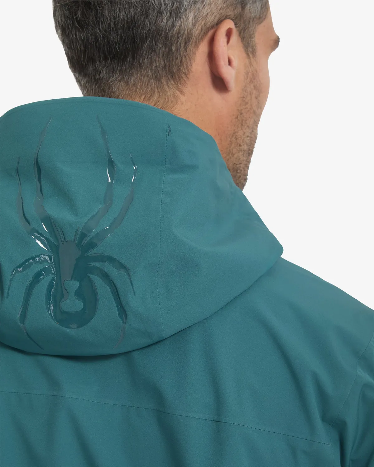 Spyder Clutch skalljakke herre petrol lett