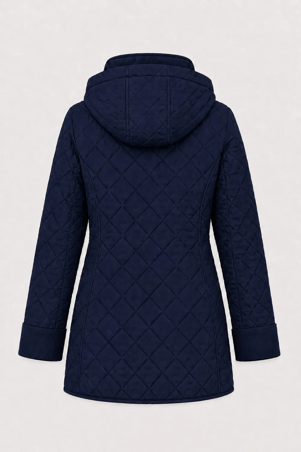 Danwear Windfield Ketty vinterjakke navy quiltet