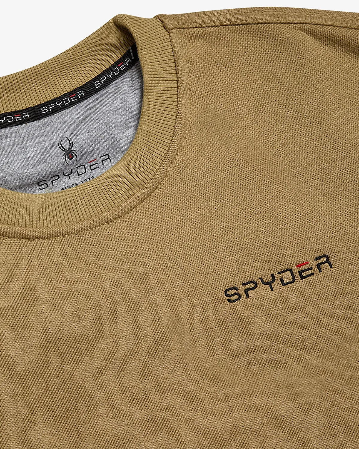 Spyder Fleece genser herre sand bomull