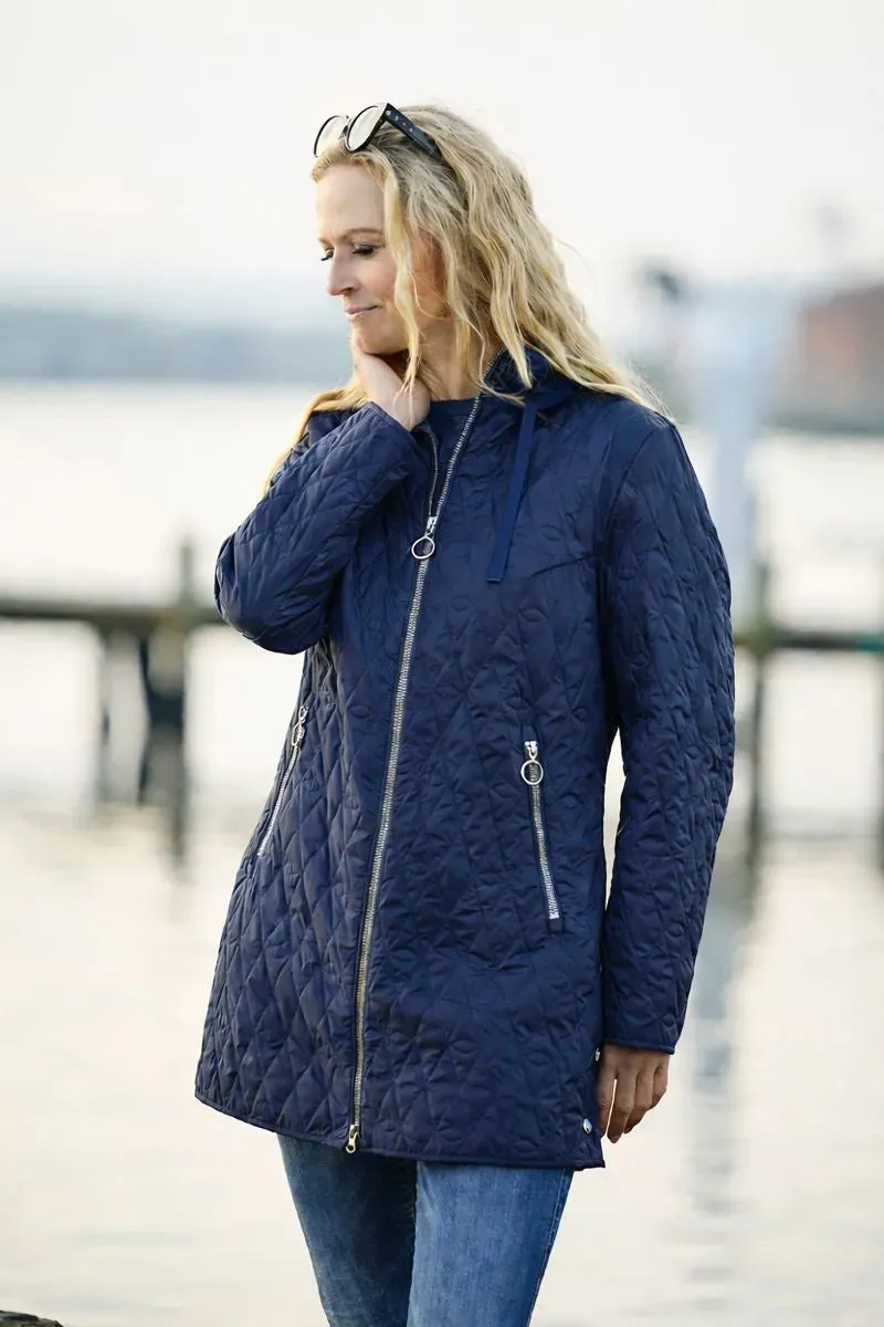 Danwear Windfield Karina vårjakke Navy lett vattert
