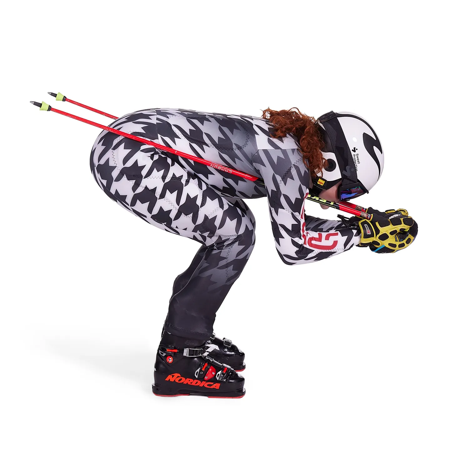 Spyder Performance GS racedress Black Combo tettsittende