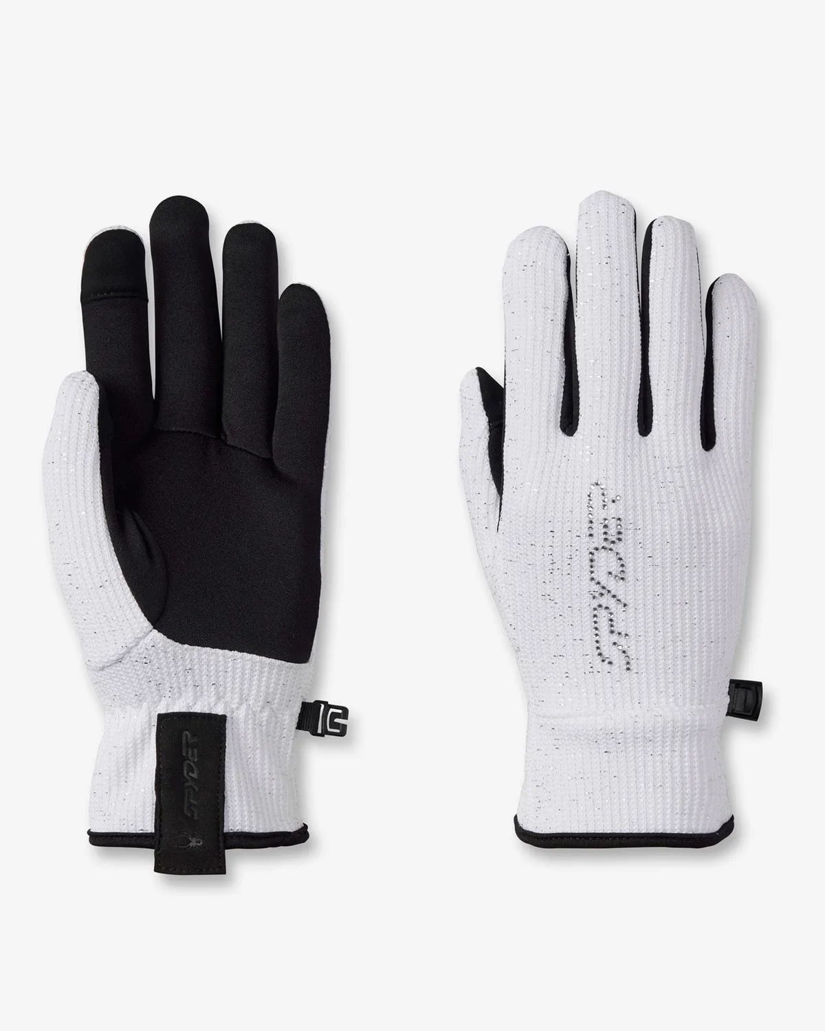 Spyder Luxe fleecehansker dame sort myke