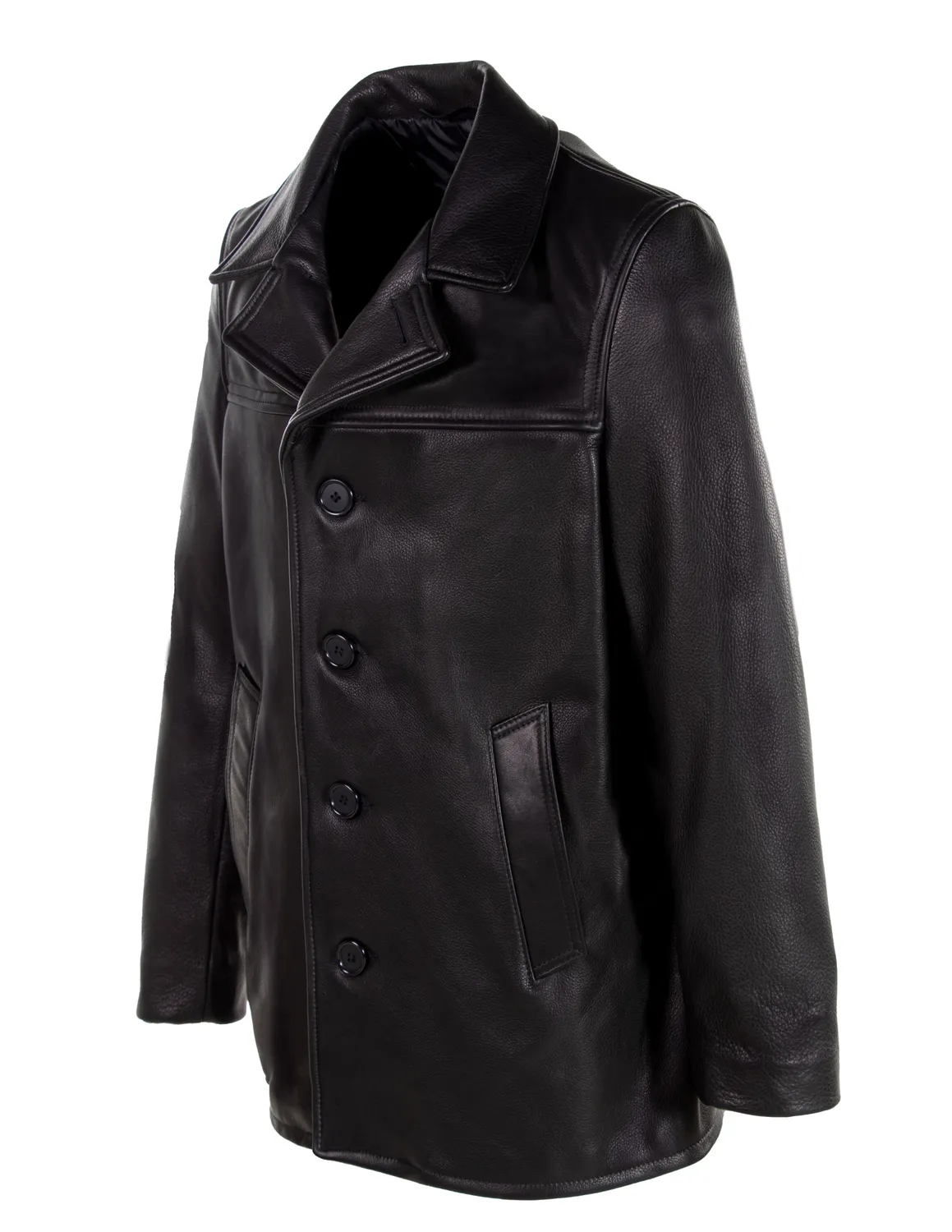 Schott NYC 564 car coat skinnjakke svart