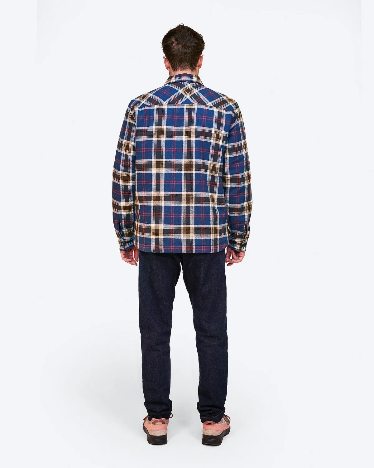 The Mountain Studio G-3 overskjorte Bellweather Blue flanell