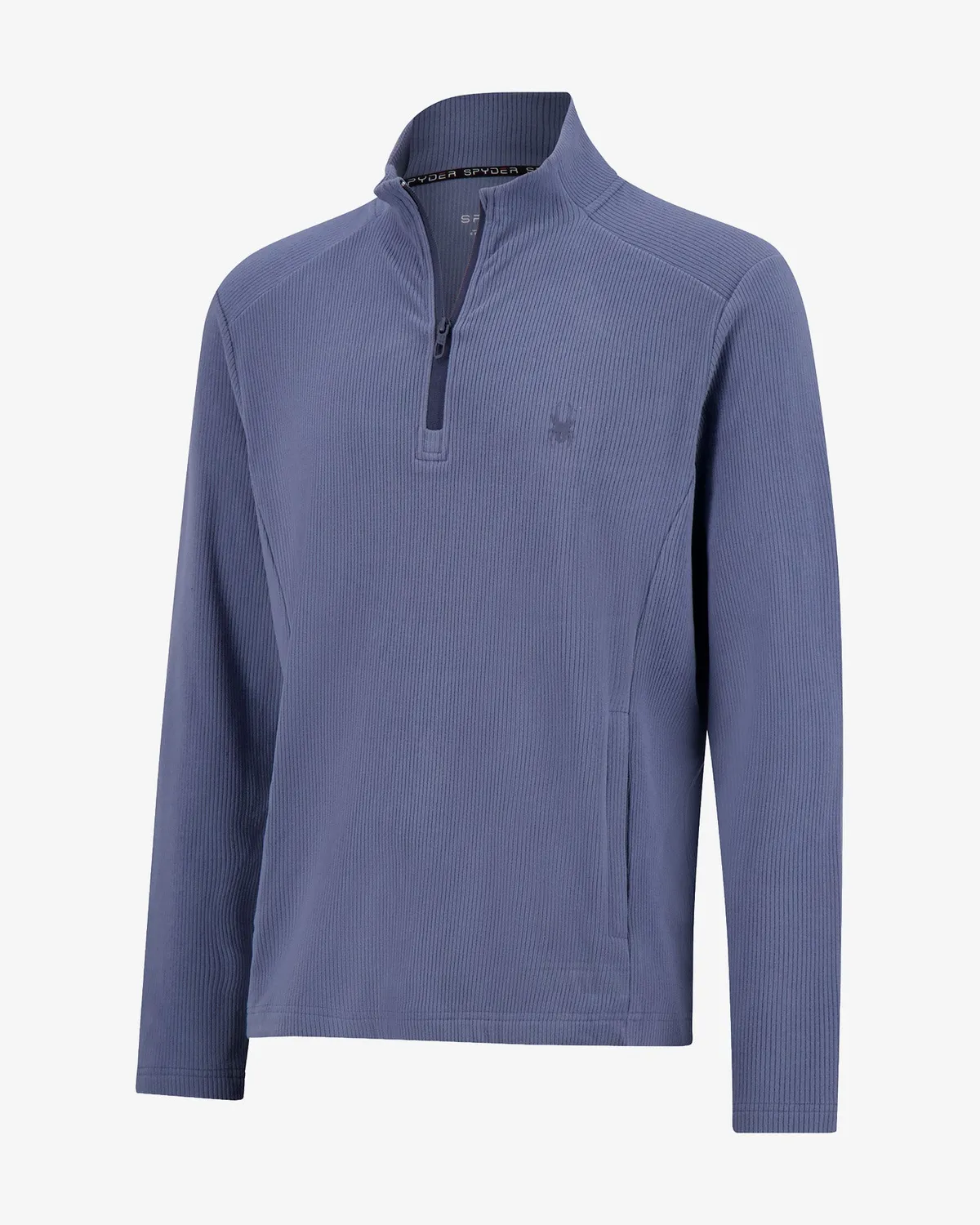Spyder Corduroy Quarter Zip genser herre midnight blue