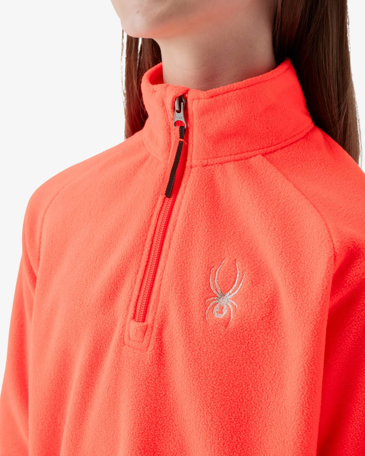 Spyder Speed Fleece Quarter Zip genser barn korall