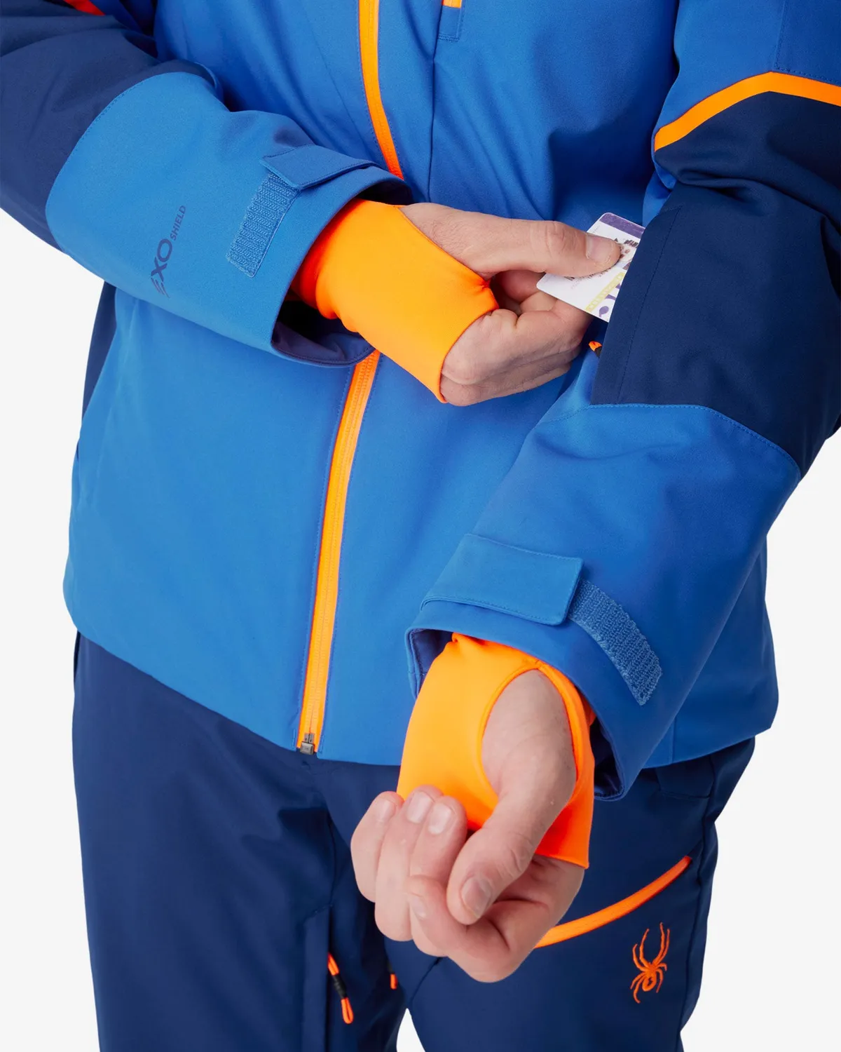 Spyder Chambers skijakke herre bold blue 20K vanntett
