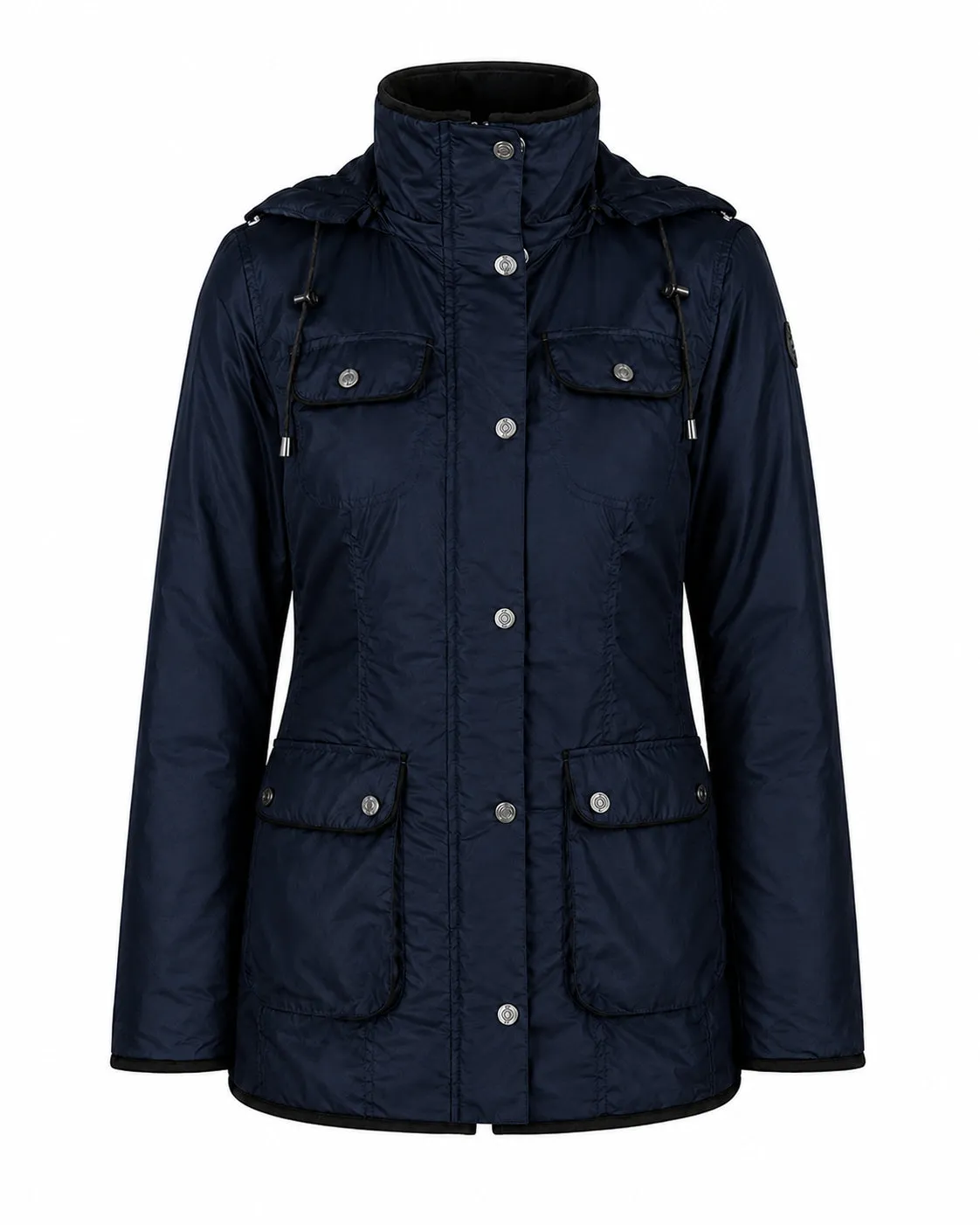 Danwear Windfield Kamilla vinterjakke navy lang