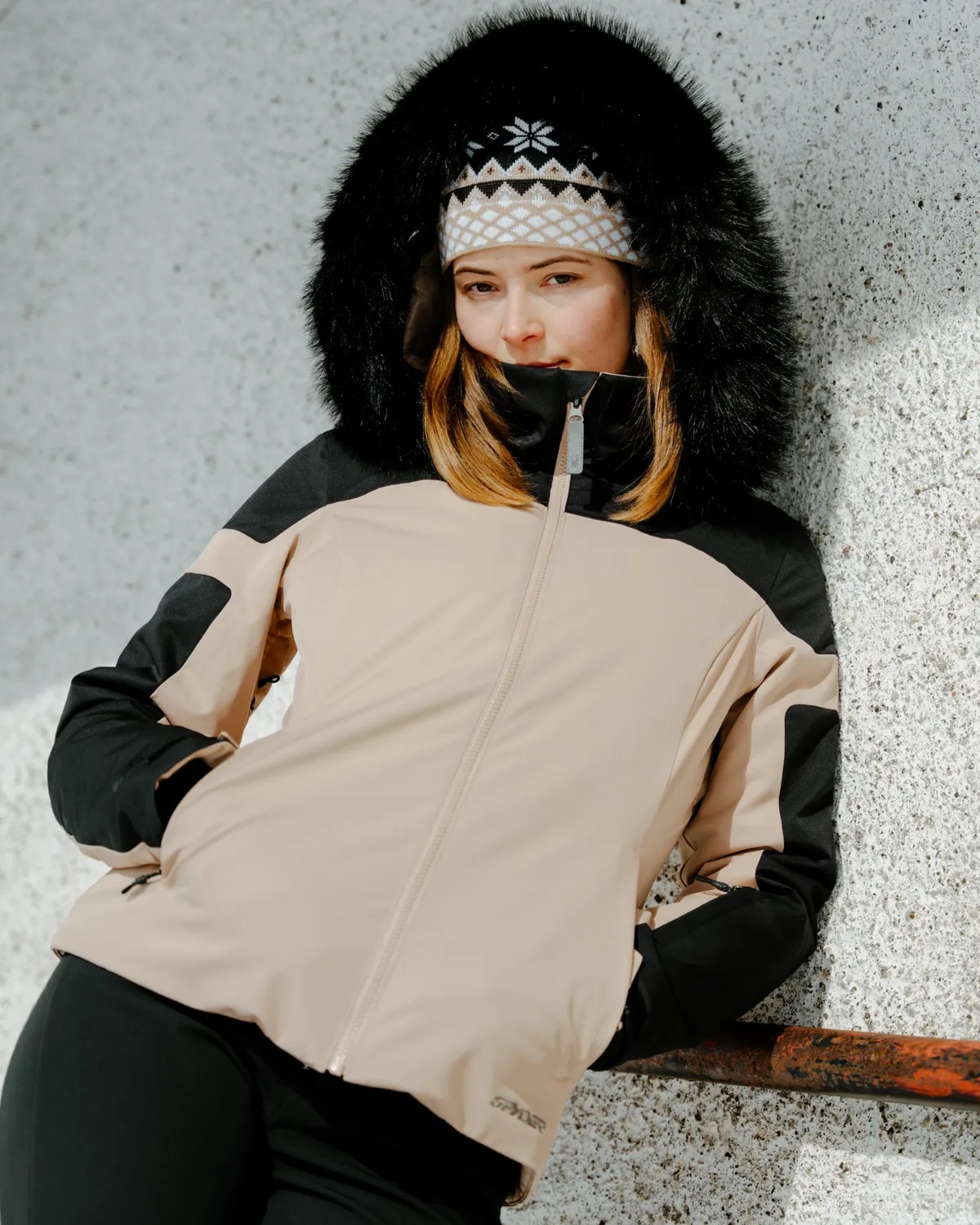 Spyder Vida skijakke tan 20K vanntett dame