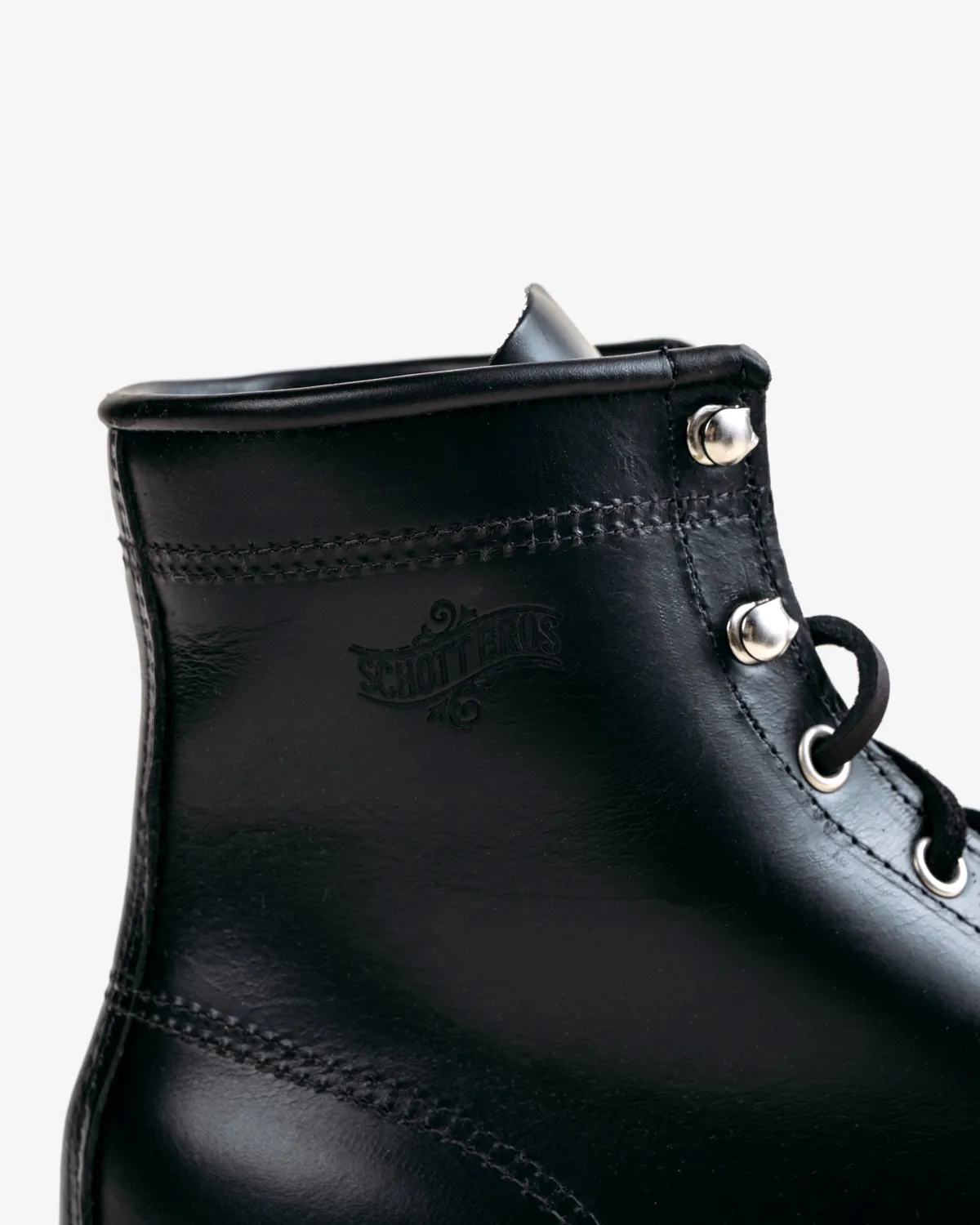 Schott NYC BT24 service boots svart 6" lær