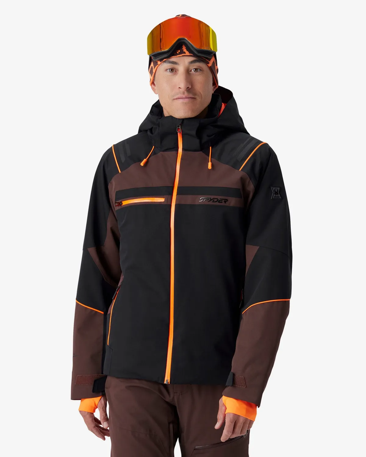 Spyder Titan skijakke herre Bold Blue – vanntett