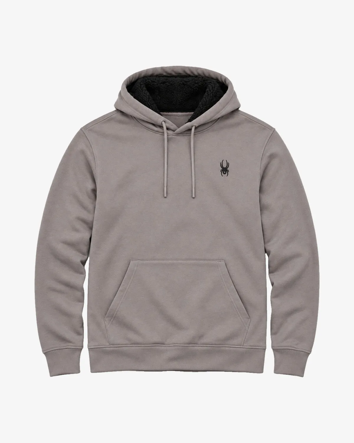 Spyder Pullover Sherpa Hoodie Herre Svart Varm