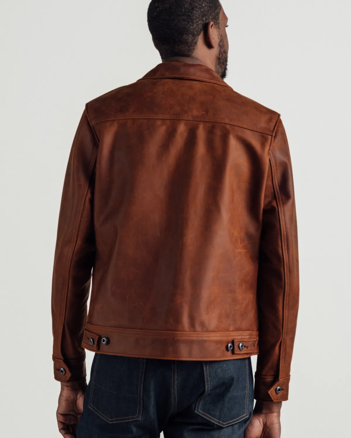 Schott NYC 582 skinnjakke ufôret whiskey