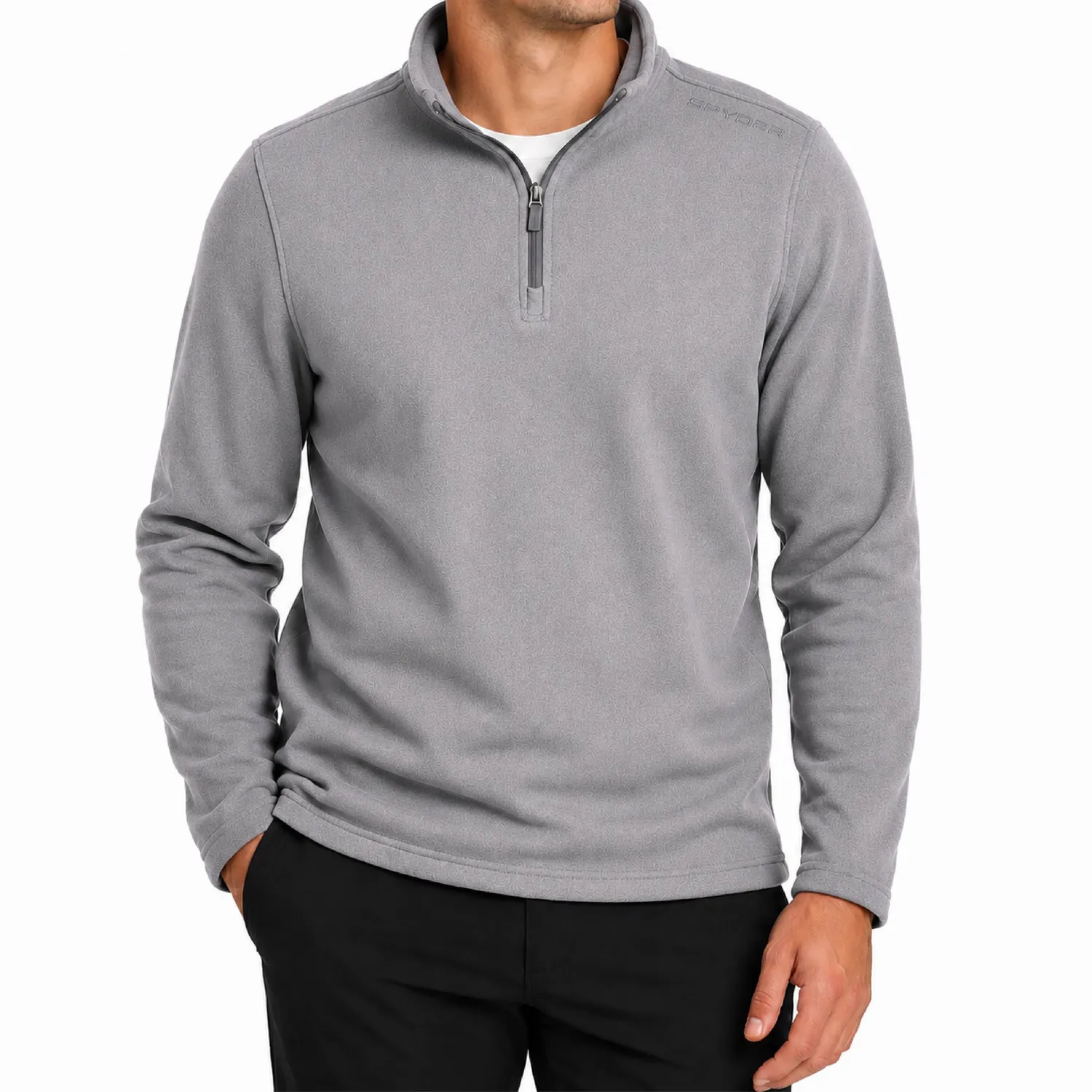 Spyder Corduroy Fleece Quarter-Zip fleecegenser herre