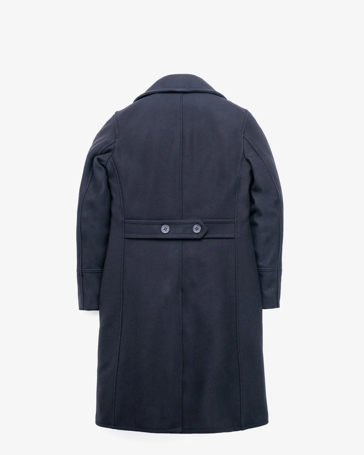 Schott NYC 790 kåpe navy ull lang offiser