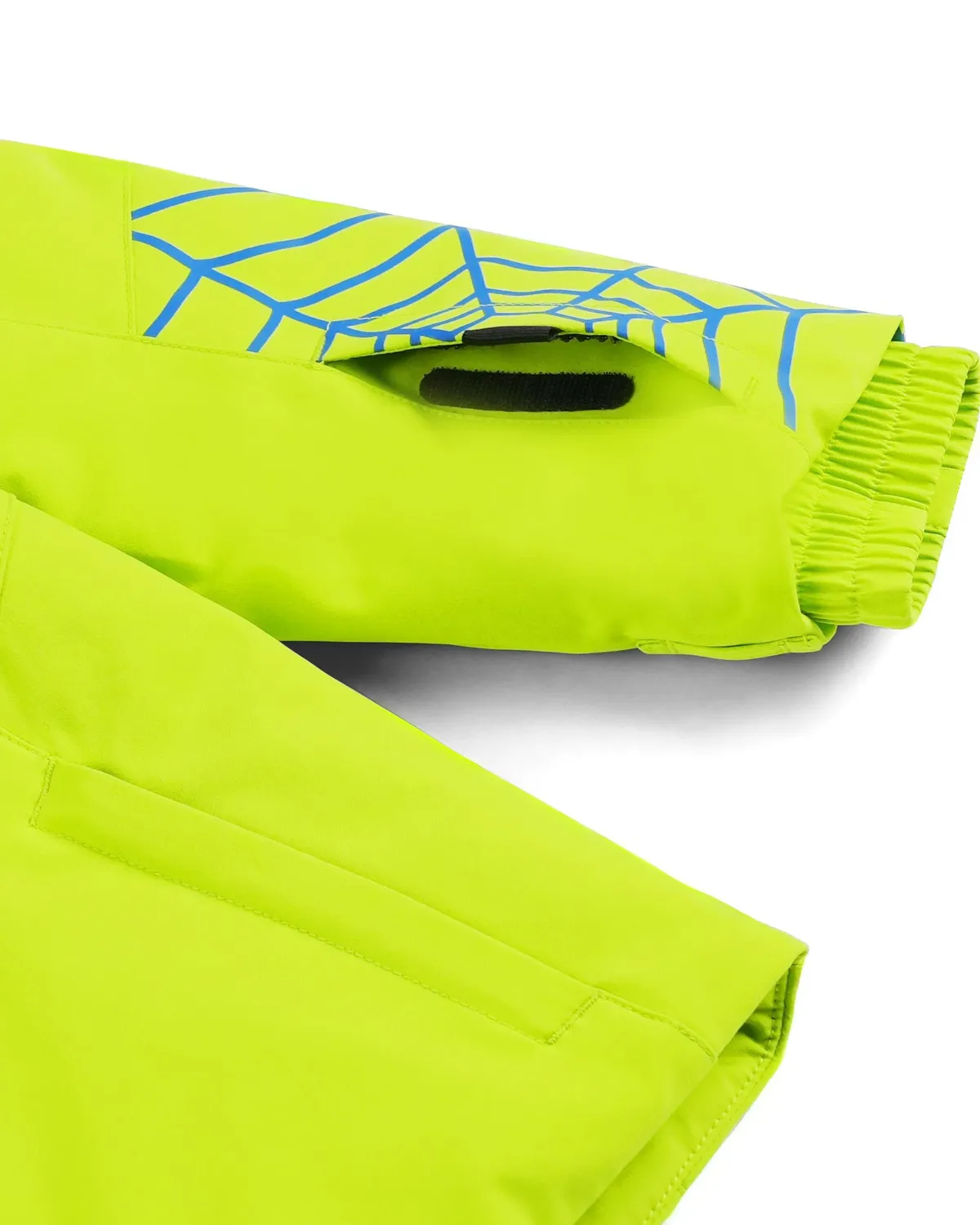 Spyder Challenger skijakke lime smågutt vanntett