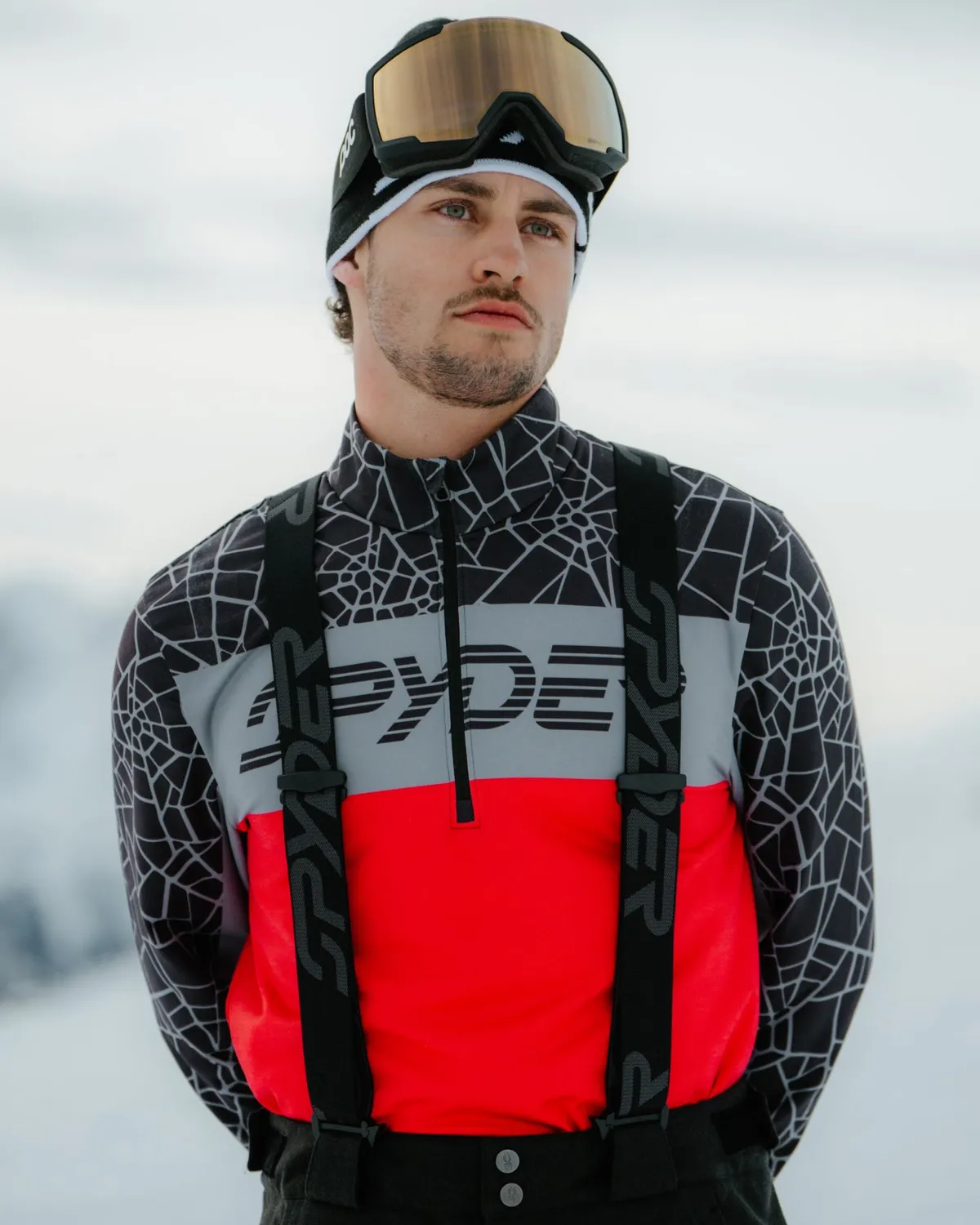 Spyder Legacy genser halv glidelås varm