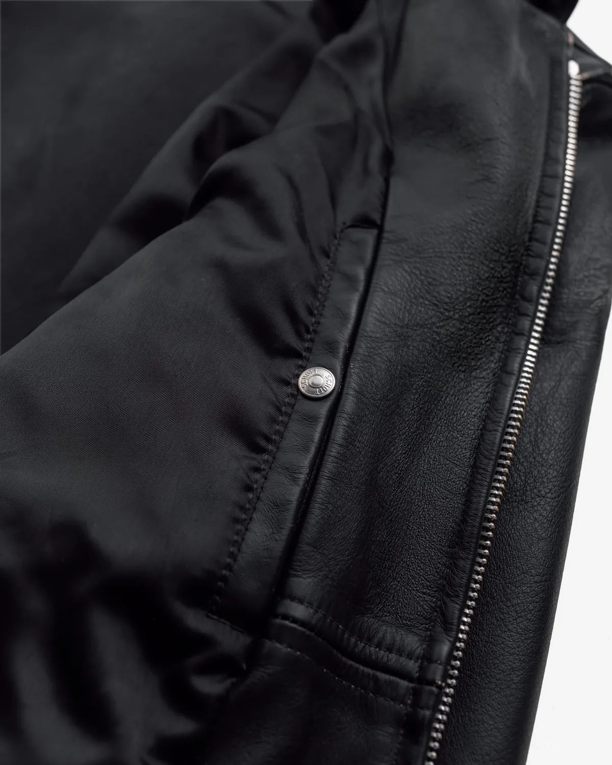 Schott NYC 654VN café racer skinnjakke kuskinn