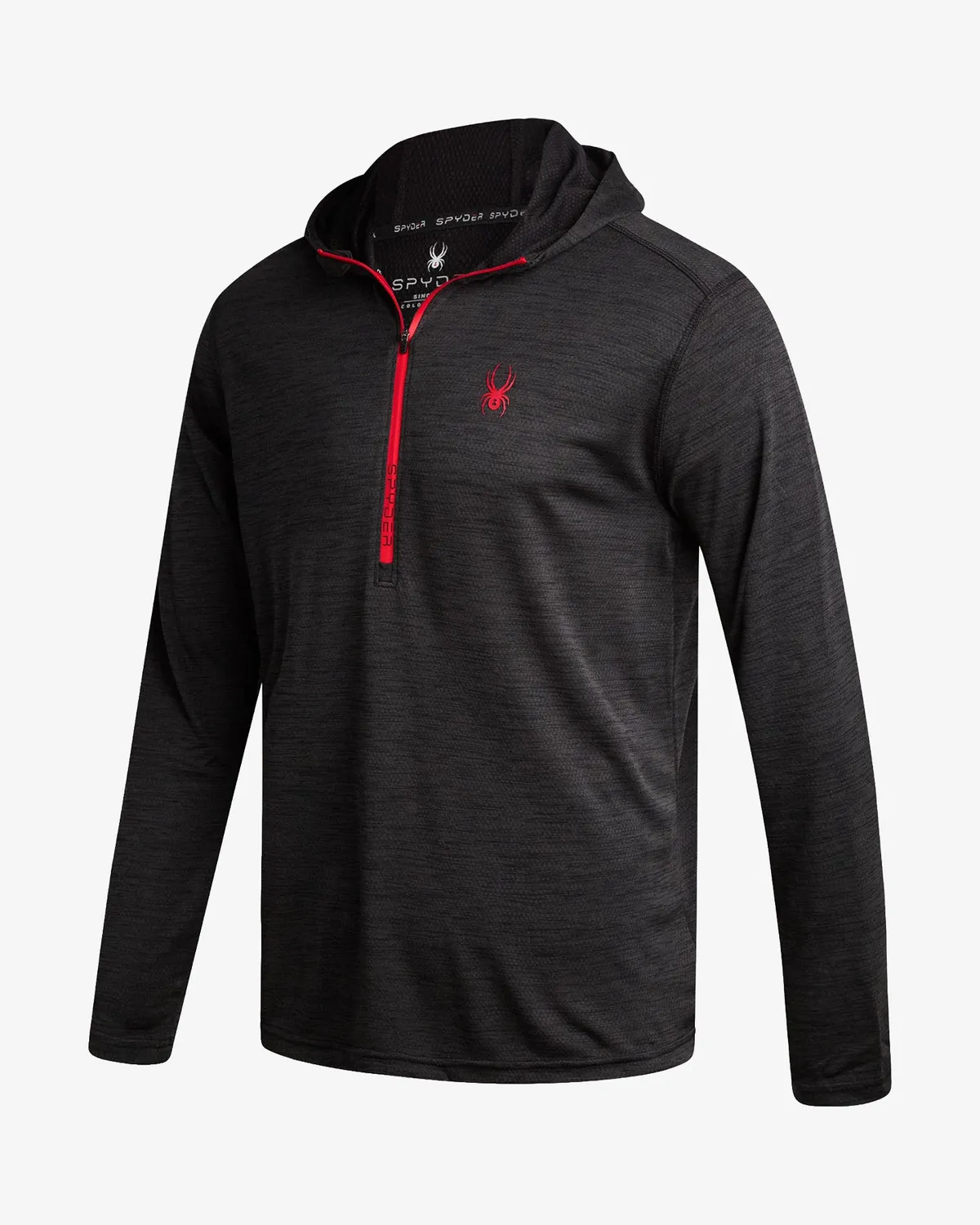 Spyder Knit Half Zip genser herre svart UPF30+