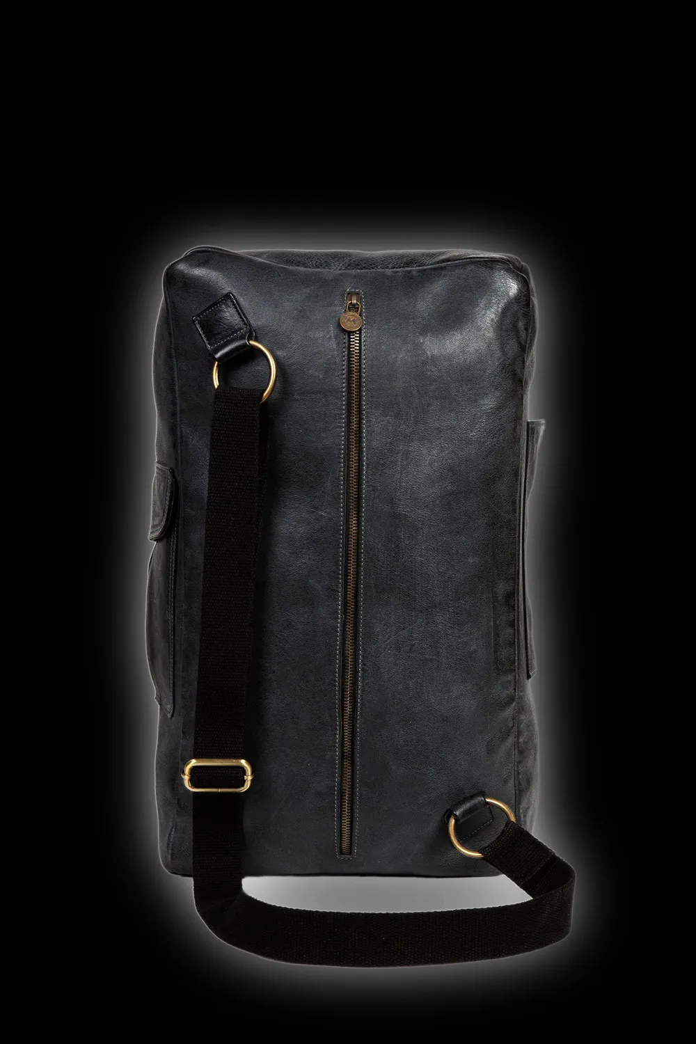 Matchless Seal ryggsekk vintage black skinn