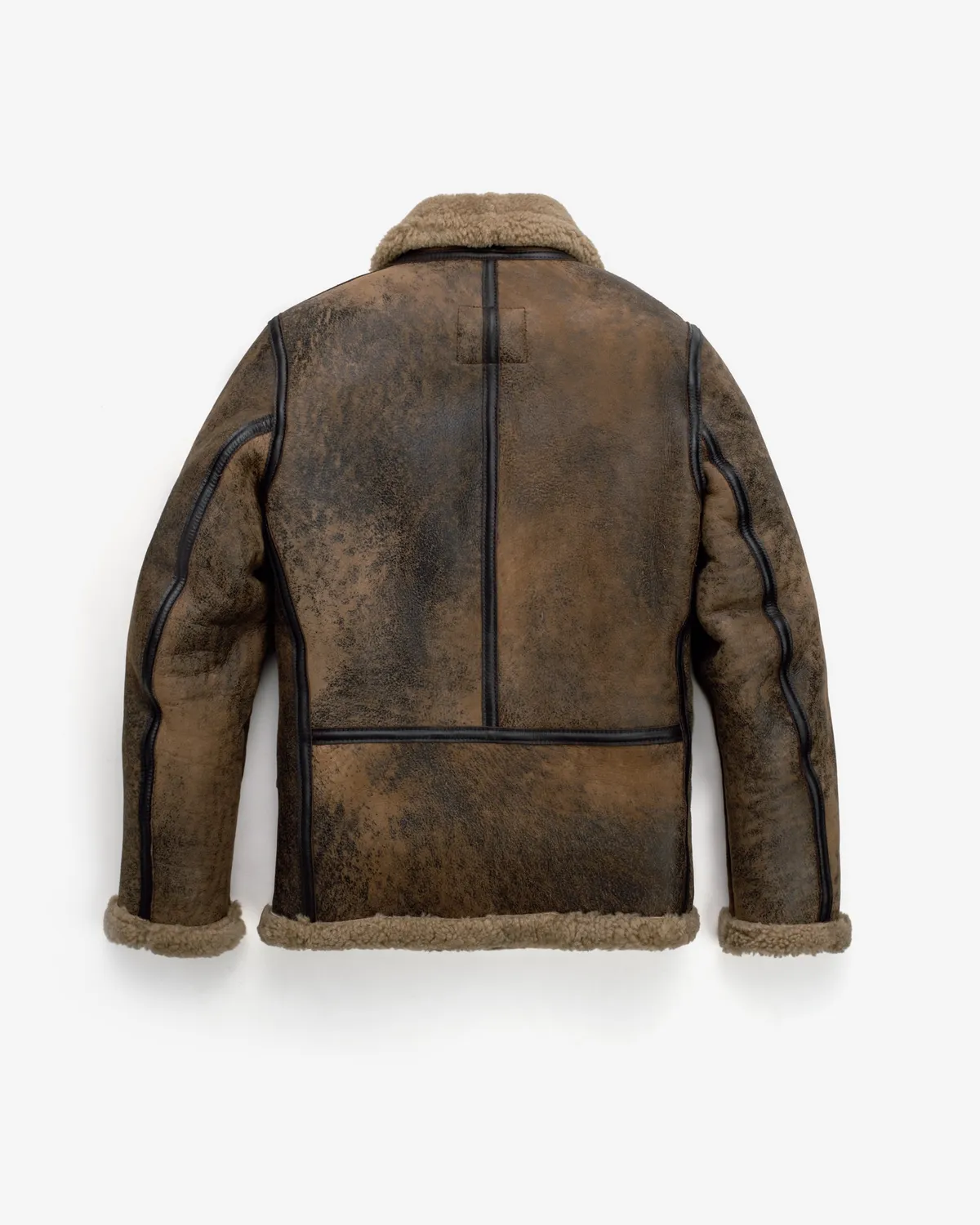 Schott NYC 256S saueskinnsjakke brun pilot
